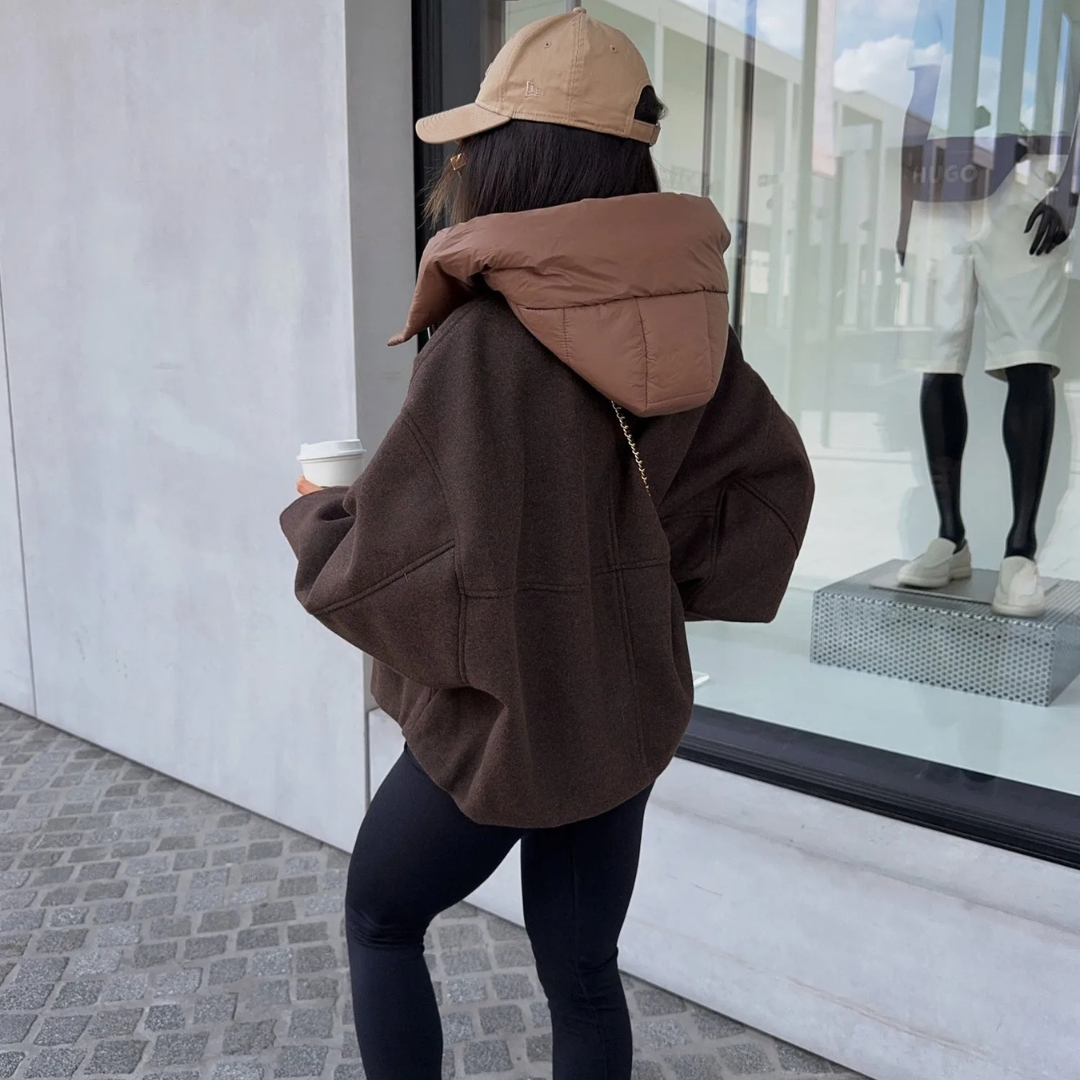 Warme Oversize-Jacke