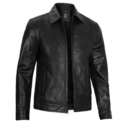 Veste en cuir pour homme