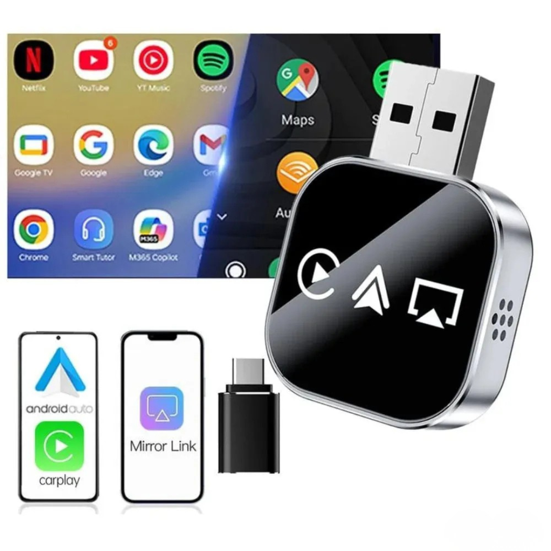 Adaptateur CarPlay et Android Auto sans fil