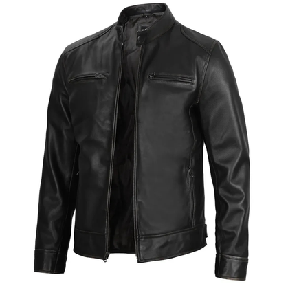 Veste en cuir pour homme