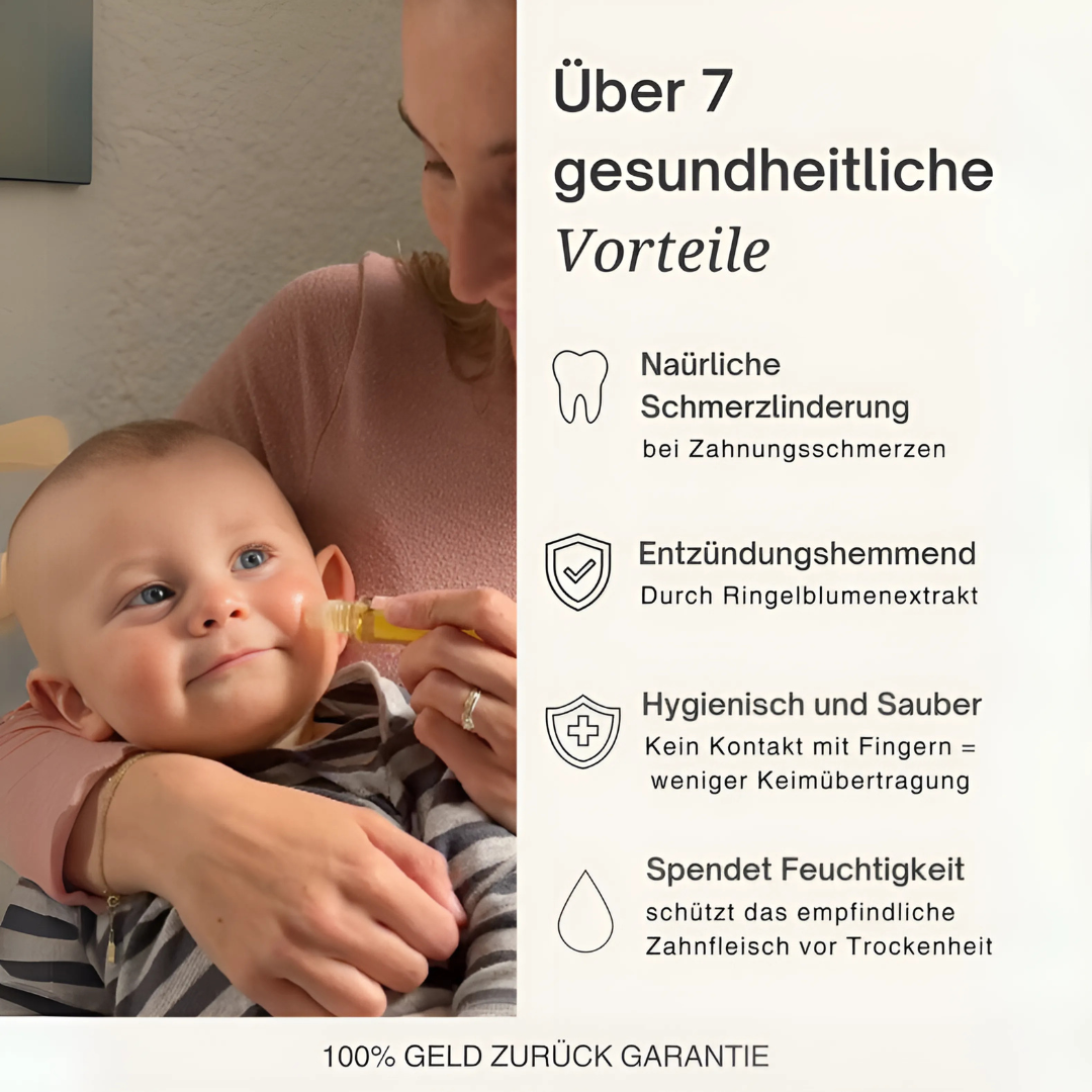 Aide naturelle pour la poussée dentaire chez les bébés