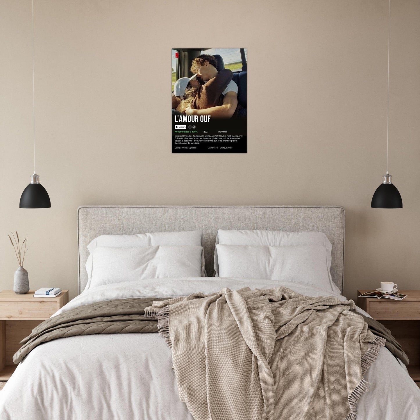 Affiche Netflix personnalisée