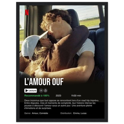 Affiche Netflix personnalisée