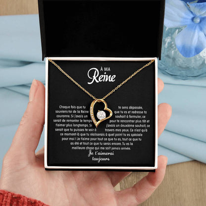 À Ma Reine – Collier Cœur D’amour