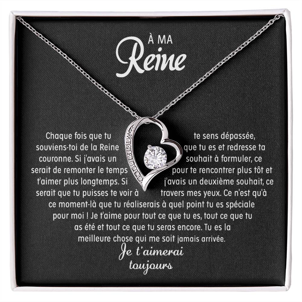 À Ma Reine – Collier Cœur D’amour