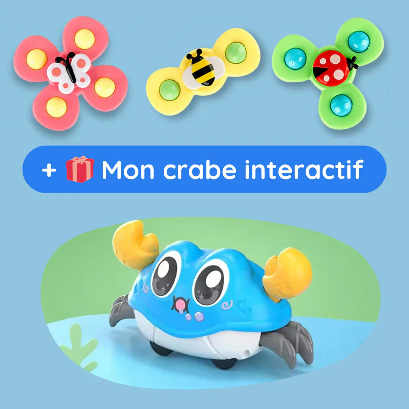 Tournibaby™ – Lot de 3 compagnons d’éveil