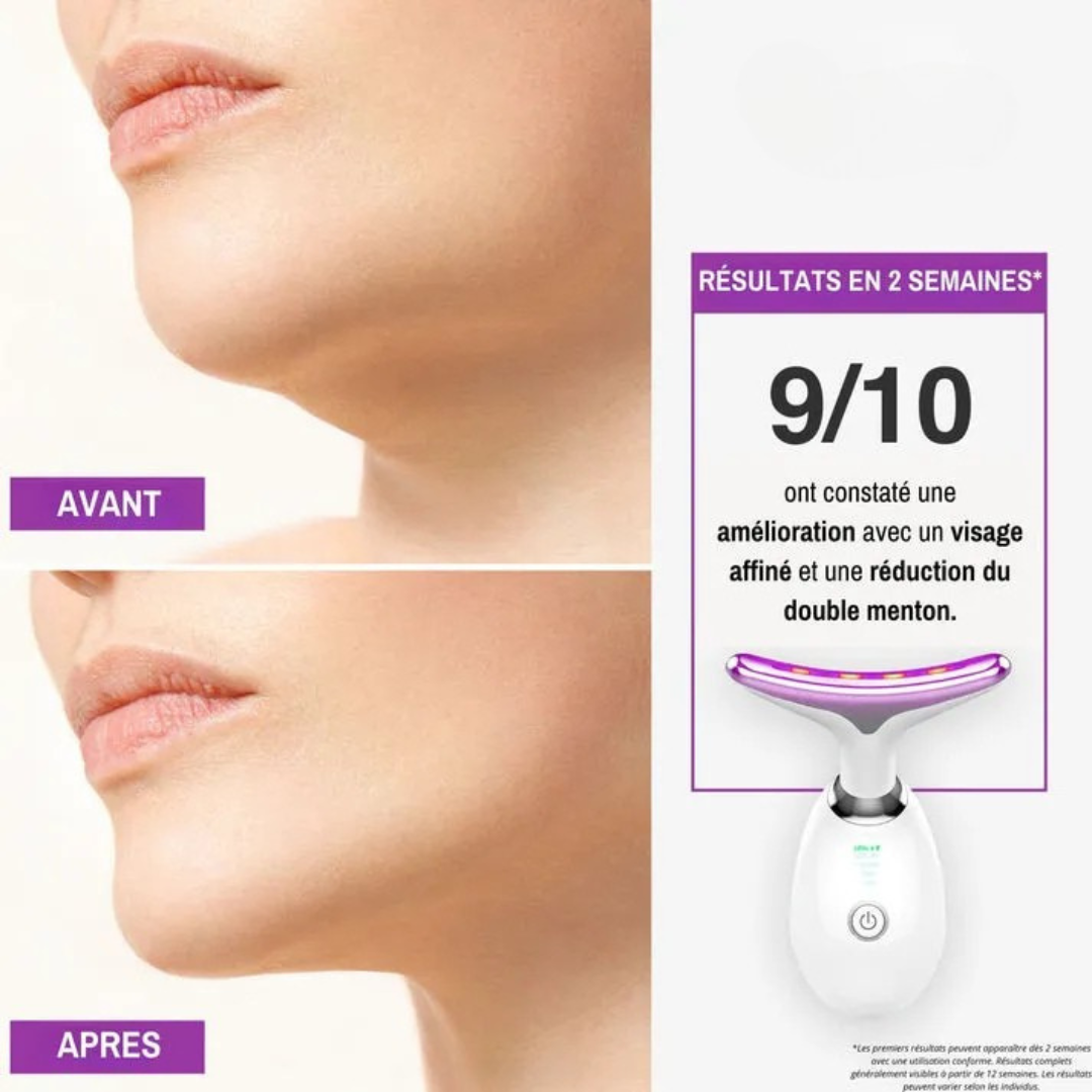 Appareil anti-âge pour le visage à lumière LED