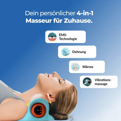 Appareil de massage cervical 4-en-1 multifonction