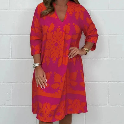 Alba – Robe de printemps fluide et élégante