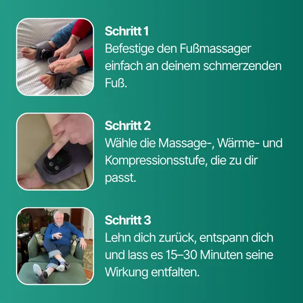 Appareil de massage des pieds 3-en-1