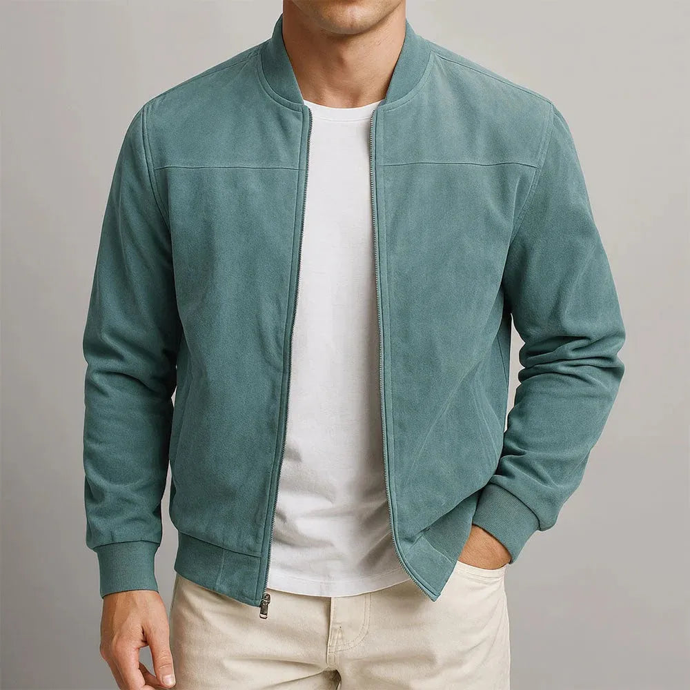 Blouson en suédine premium homme