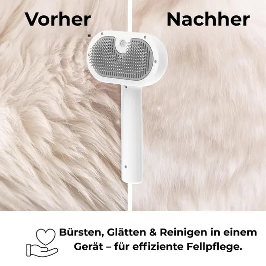 Brosse à vapeur pour animaux 3-en-1