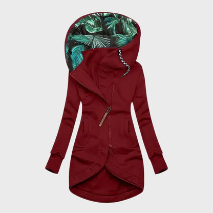 Veste d'hiver pour femme avec capuche