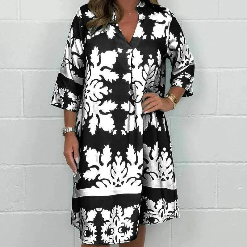 Alba – Robe de printemps fluide et élégante