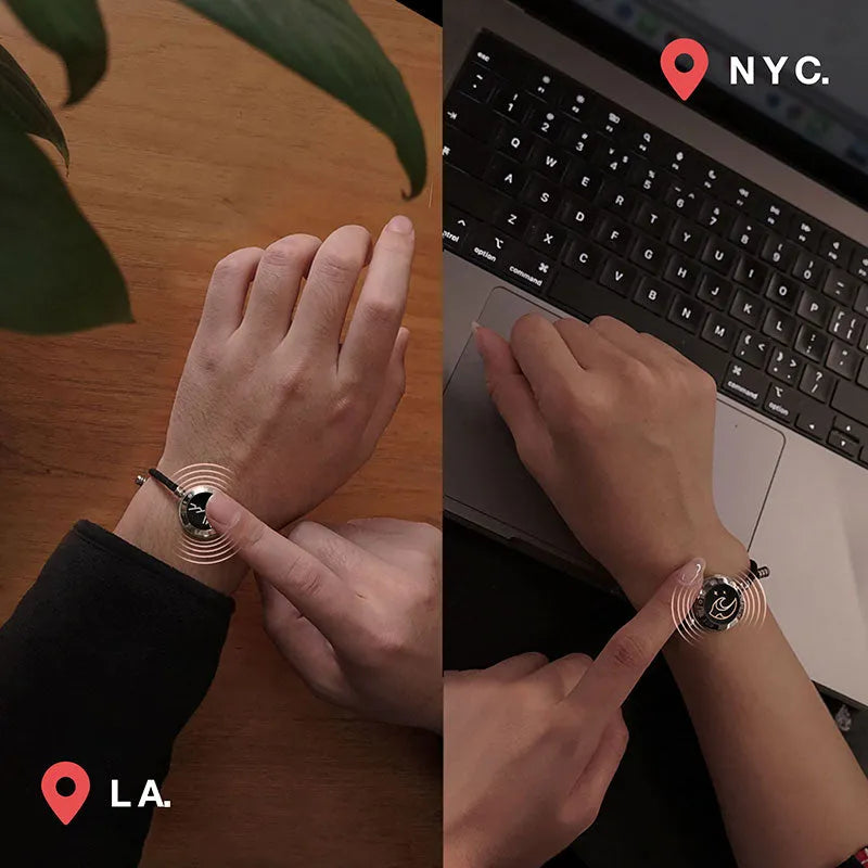 Bracelet Connecté Tactile Duo Émotion