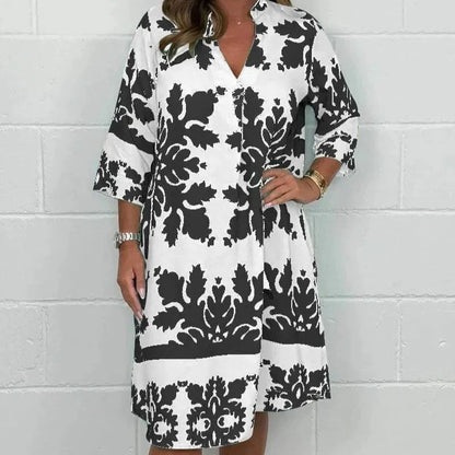 Alba – Robe de printemps fluide et élégante