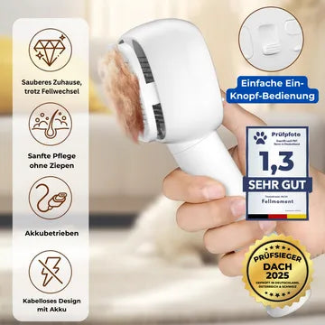 Brosse à vapeur pour animaux 3-en-1